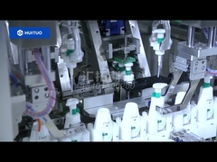Moisturizer filling and capping production line,body lotion filling line,Pump cover capping machine
