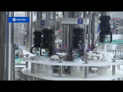 Автоматическая 8-головочная ротационная укупорочная машина Huituo для шампуня и кондиционера для волос, 60 ударов в минуту.