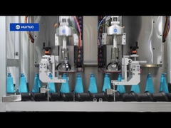 Автоматическая укупорочная машина Huituo для косметики с подъемником крышек и расшифровщиком