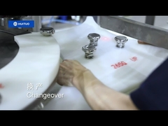 Ротационная укупорочная машина с 4 головками и сервоприводом для орехов и арахиса, производительность 50 ударов в минуту.