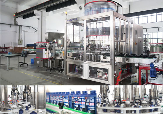 Машина 4000W пластиковой бутылки 7200BPH покрывая для тензида