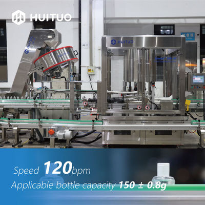 Машина Huituo 7200bph автоматическая покрывая для круглого масла младенца крышки